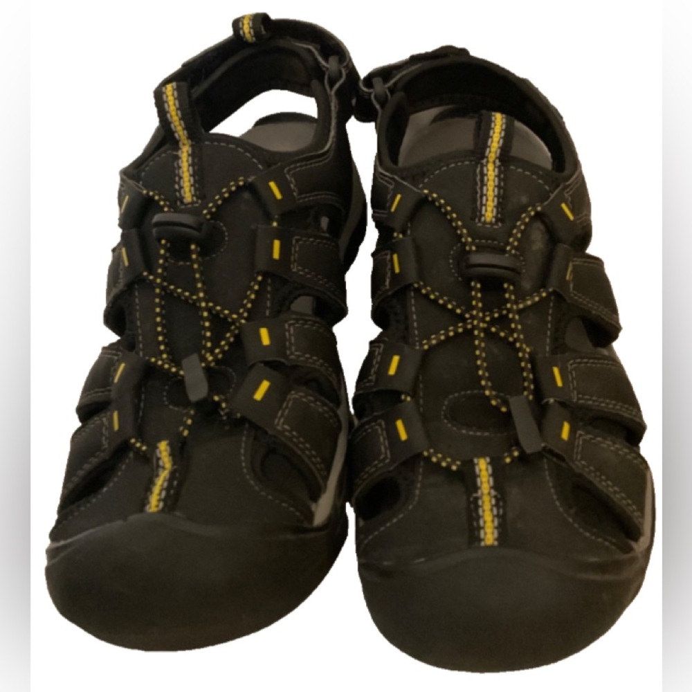 Outland Men's Equinox River Sandals Black/Gray Size:7